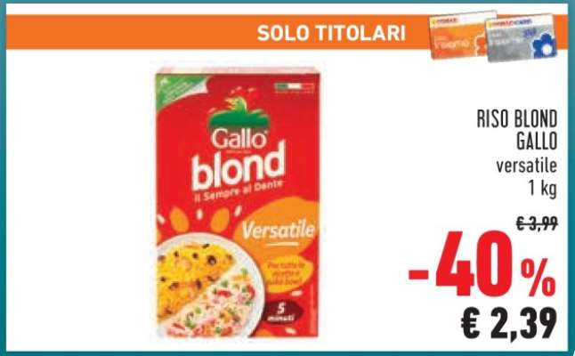 RISO BLOND GALLO versatile 1 kg