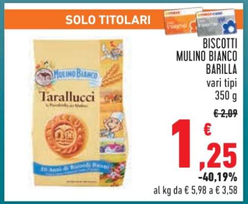 Biscotti Mulino Bianco Barilla
