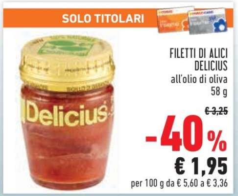 Filetti di Alici Delicius