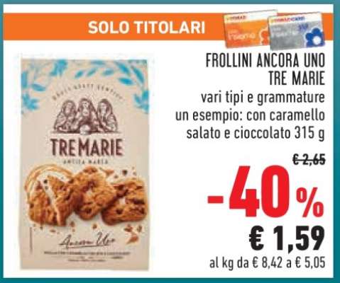 FROLLINI ANCORA UNO TRE MARIE