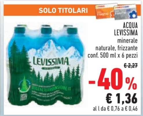 ACQUA LEVISSIMA