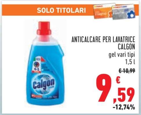 Anticalcare per lavatrice Calgon