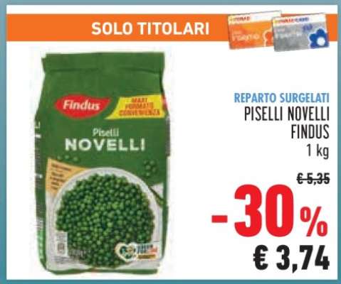 Piselli Novelli Findus
