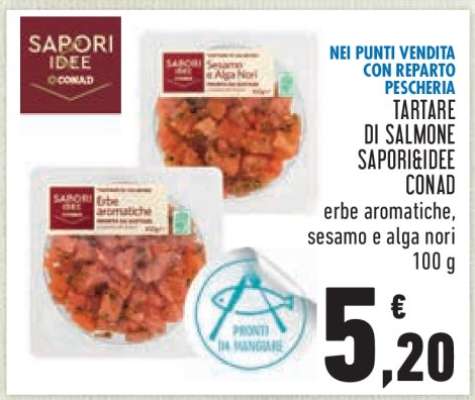 Tartare di Salmone Sapori&Idee Conad