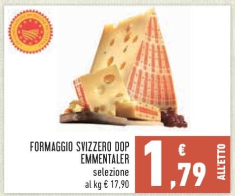 FORMAGGIO SVIZZERO DOP EMMENTALER