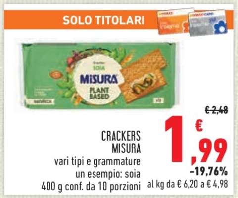 CRACKERS MISURA