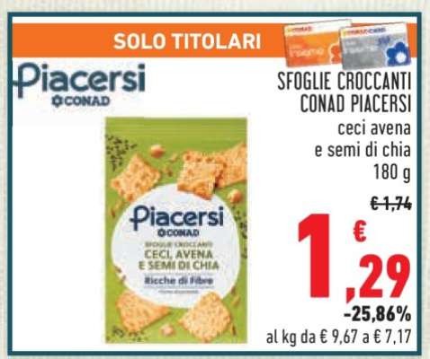 Sfoglie Croccanti Conad Piacersi
