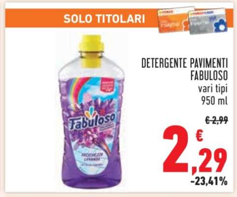 Detergente Pavimenti Fabuloso