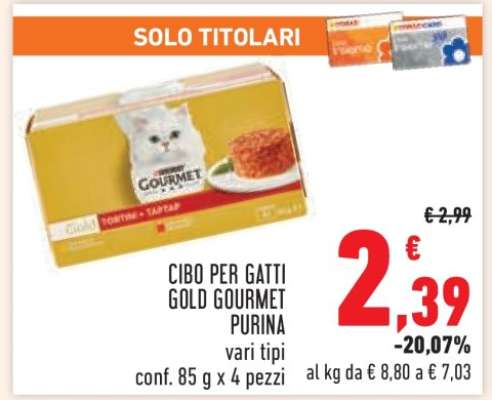 Cibo per gatti Gold Gourmet Purina