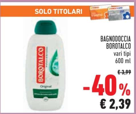 Bagnodoccia Borotalco