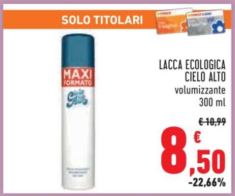 LACCA ECOLOGICA CIELO ALTO