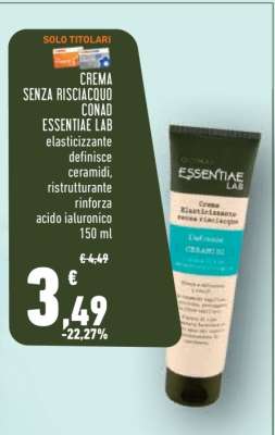 Crema Senza Risciacquo Conad Essentiae Lab