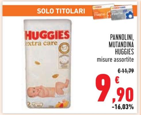 Pannolini, Mutandina Huggies