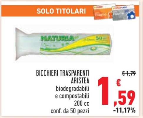 BICCHIERI TRASPARENTI ARISTEA