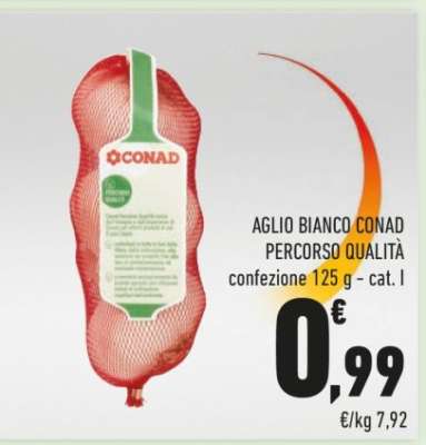 Aglio Bianco Conad Percorso Qualità