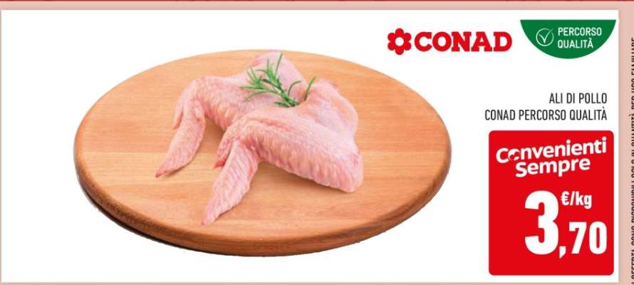 ALI DI POLLO CONAD PERCORSO QUALITÀ