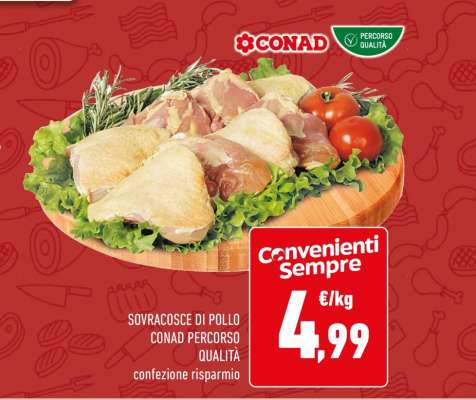 SOVRACOSCE DI POLLO CONAD PERCORSO QUALITÀ