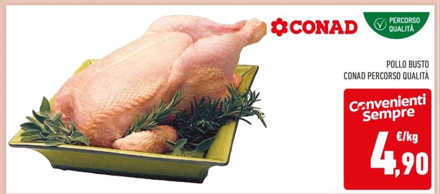 POLLO BUSTO CONAD PERCORSO QUALITÀ