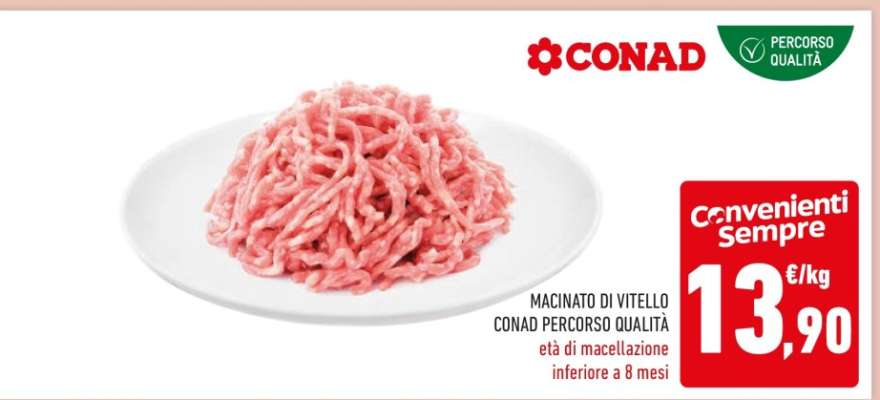 MACINATO DI VITELLO CONAD PERCORSO QUALITÀ