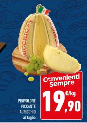 PROVOLONE PICCANTE AURICCHIO al taglio