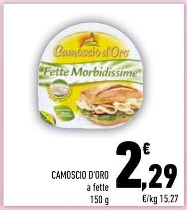 Camoscio d'Oro a fette