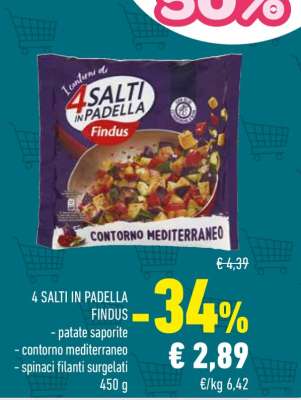 4 SALTI IN PADELLA FINDUS