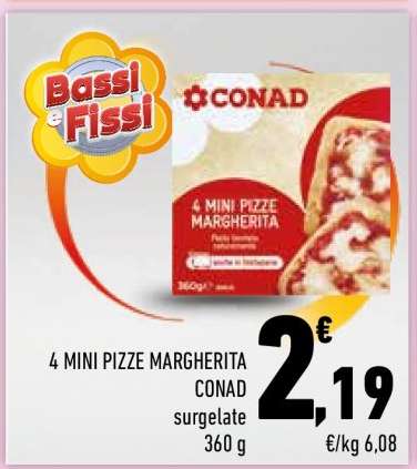 4 MINI PIZZE MARGHERITA