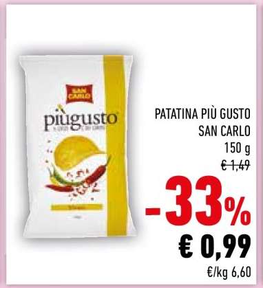 PATATINA PIÙ GUSTO SAN CARLO