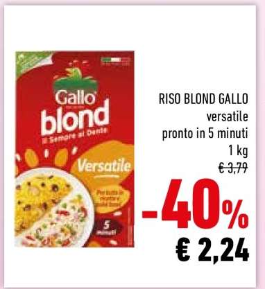 Riso Blond Gallo