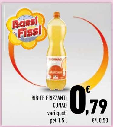 BIBITE FRIZZANTI CONAD
