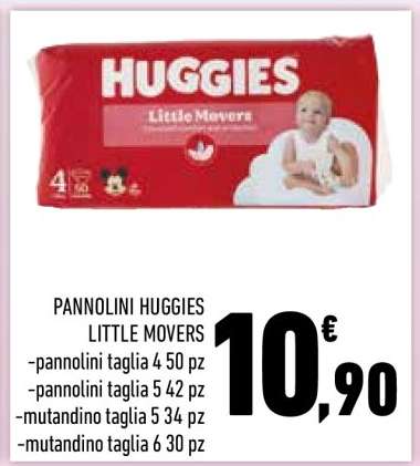 Pannolini Huggies Little Movers