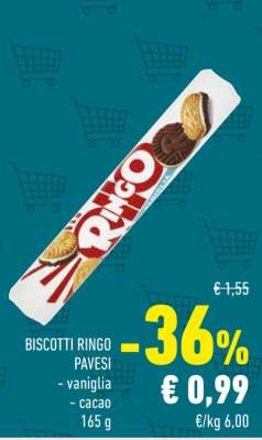 BISCOTTI RINGO PAVESI