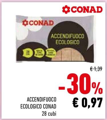 ACCENDIFUOCO ECOLOGICO CONAD