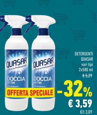 DETERGENTI QUASAR vari tipi