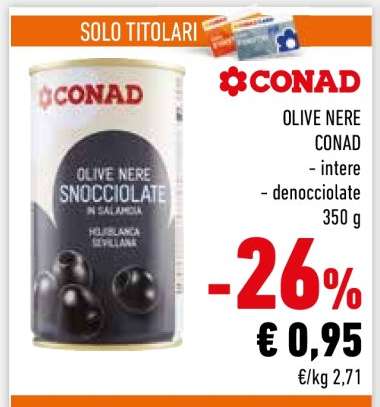 OLIVE NERE CONAD
