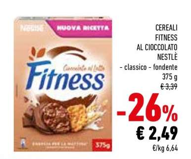 CEREALI FITNESS AL CIOCCOLATO NESTLÈ