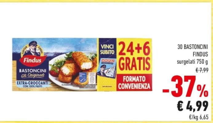 30 BASTONCINI FINDUS