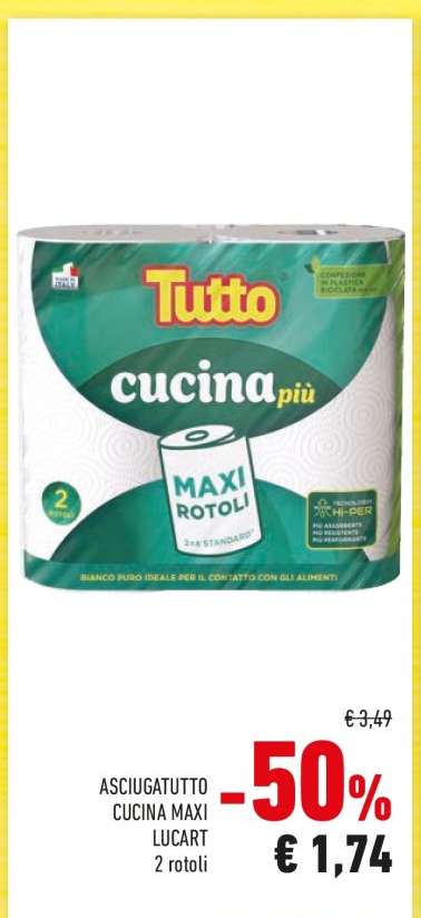 ASCIUGATUTTO CUCINA MAXI LUCART