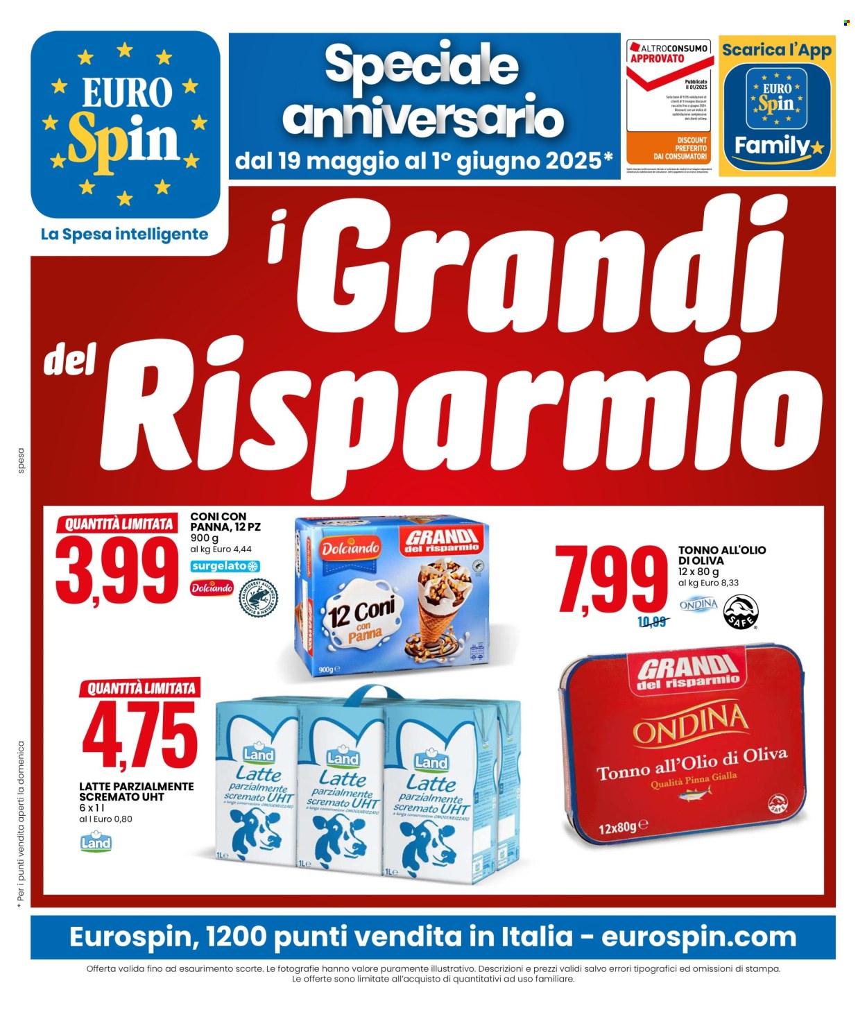 Volantino EuroSpin - 19/5/2025 - 1/6/2025. Pagina 1