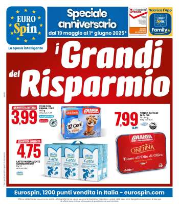 Volantino EuroSpin - 19/5/2025 - 1/6/2025.