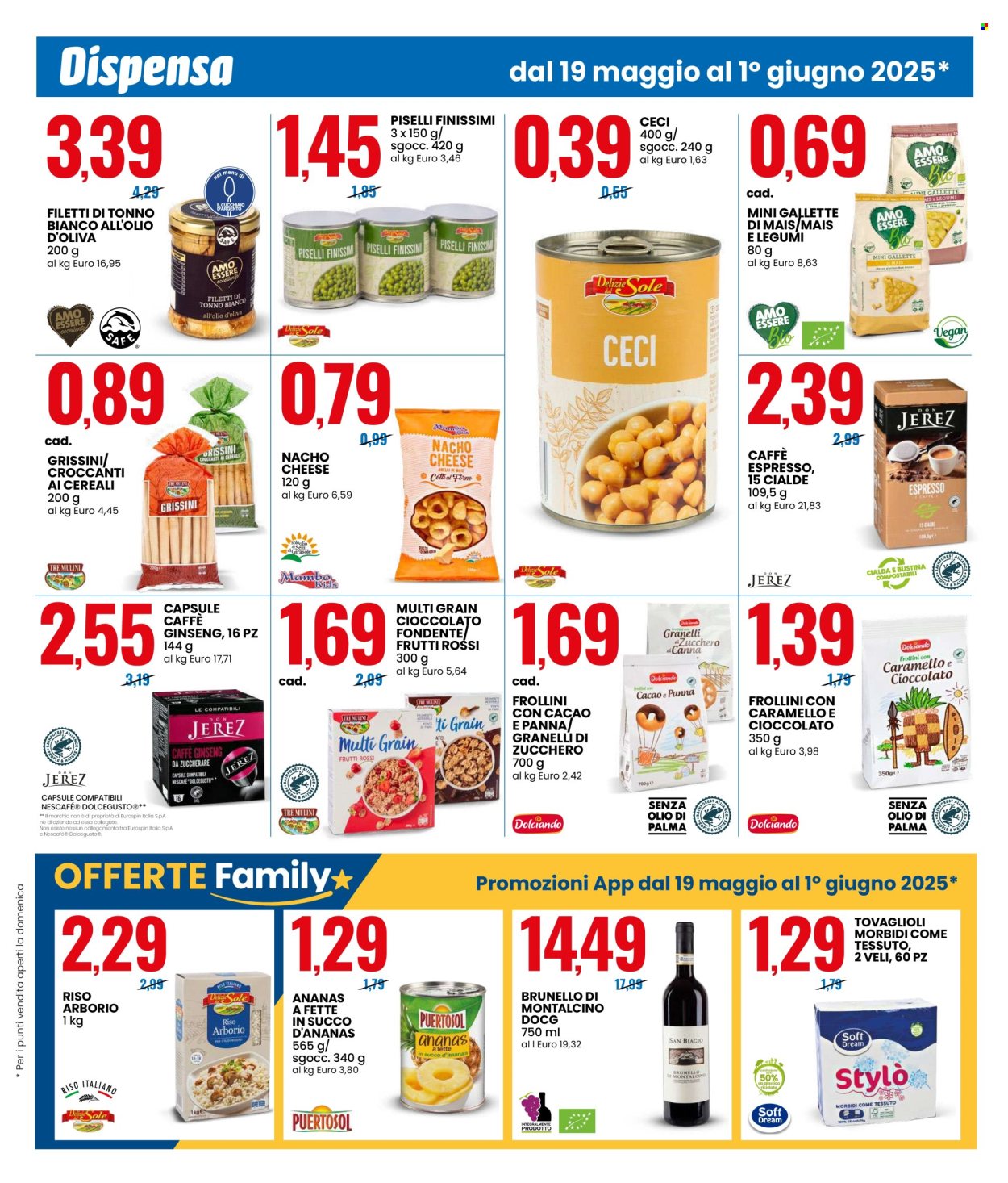 Volantino EuroSpin - 19/5/2025 - 1/6/2025. Pagina 1