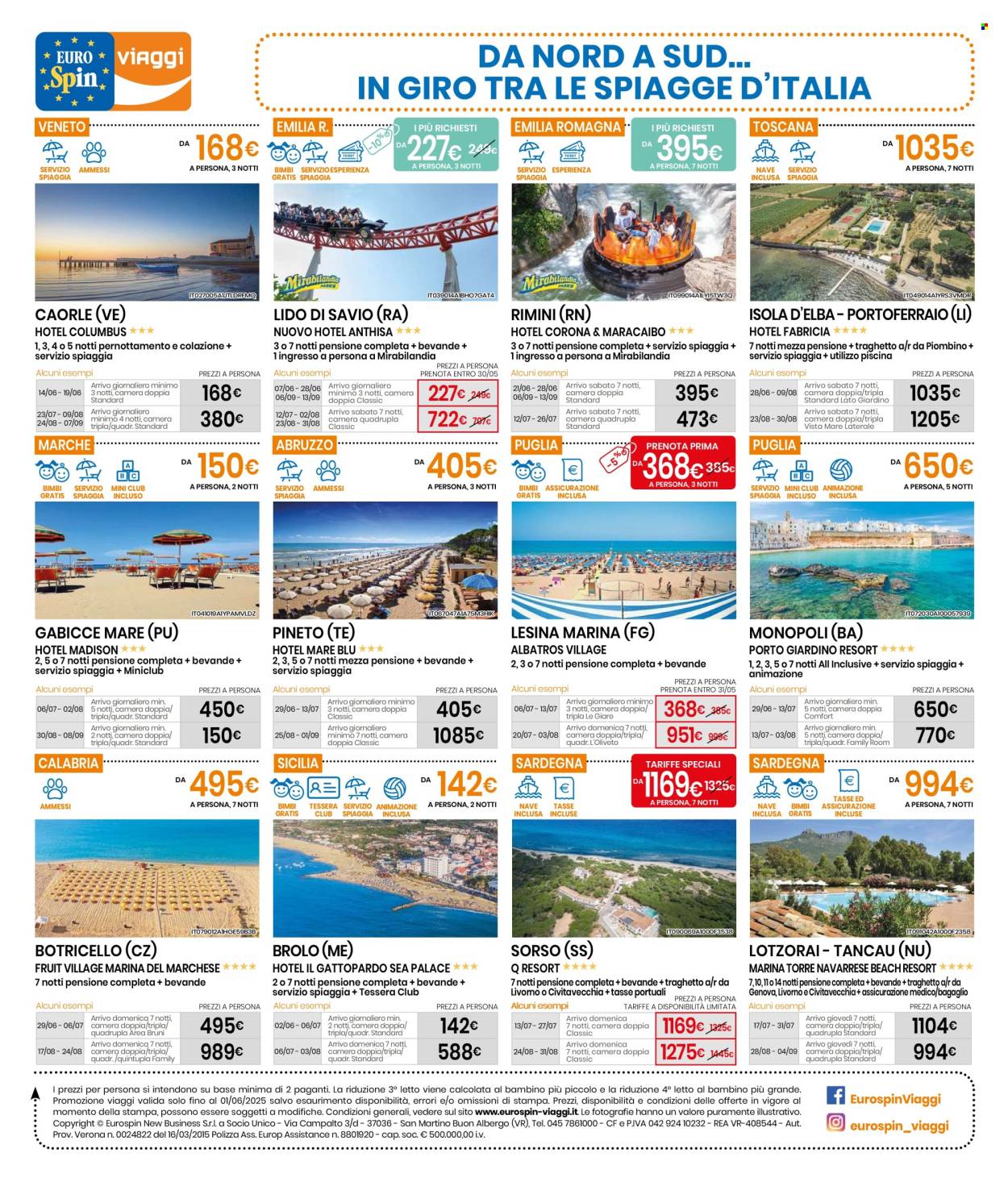 Volantino EuroSpin - 19/5/2025 - 1/6/2025. Pagina 1