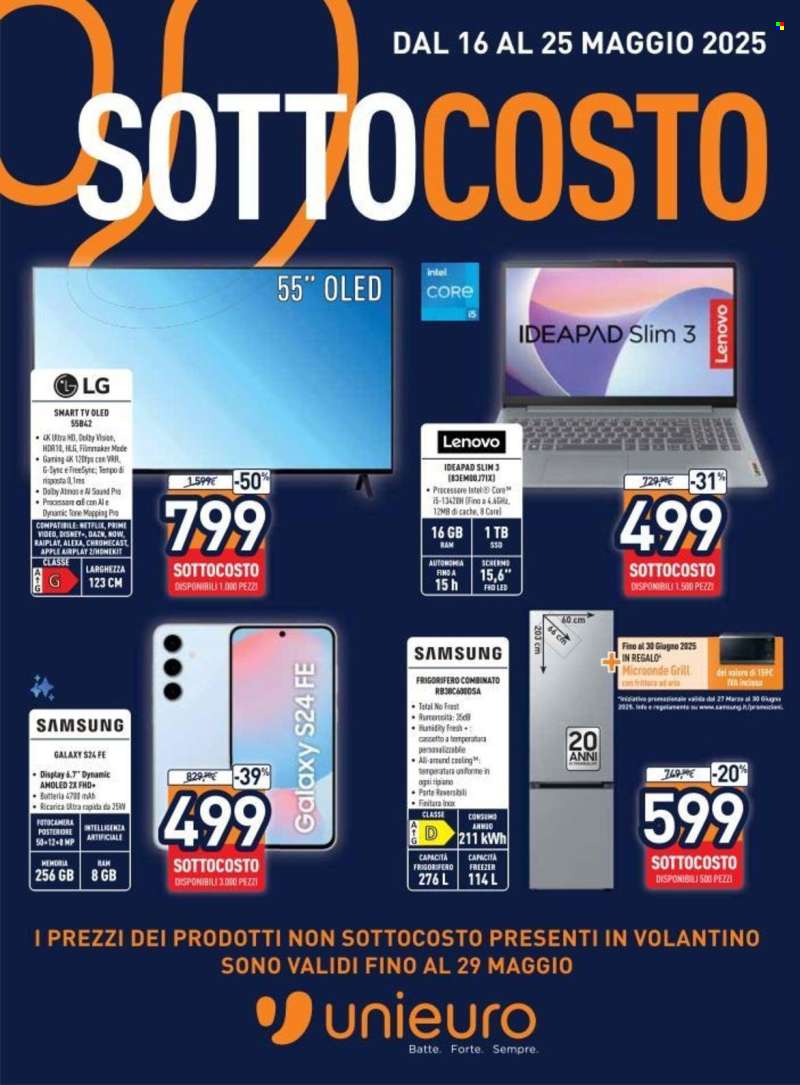 Volantino Unieuro - 16/5/2025 - 1/6/2025.