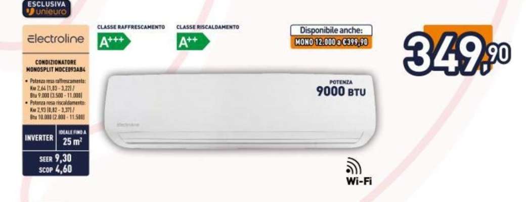 Electroline Condizionatore Monosplit Inverter