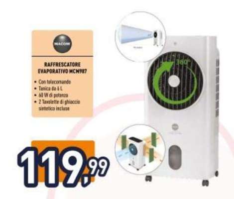 MACOM RAFFRESCATORE EVAPORATIVO MCM987