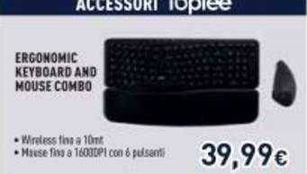 ERGONOMIC KEYBOARD AND MOUSE COMBO