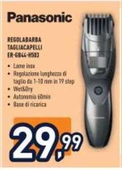 Panasonic Regolabarba Tagliacapelli ER-GB44-H503