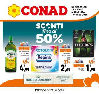 Volantino Conad - 21/5/2025 - 1/6/2025.