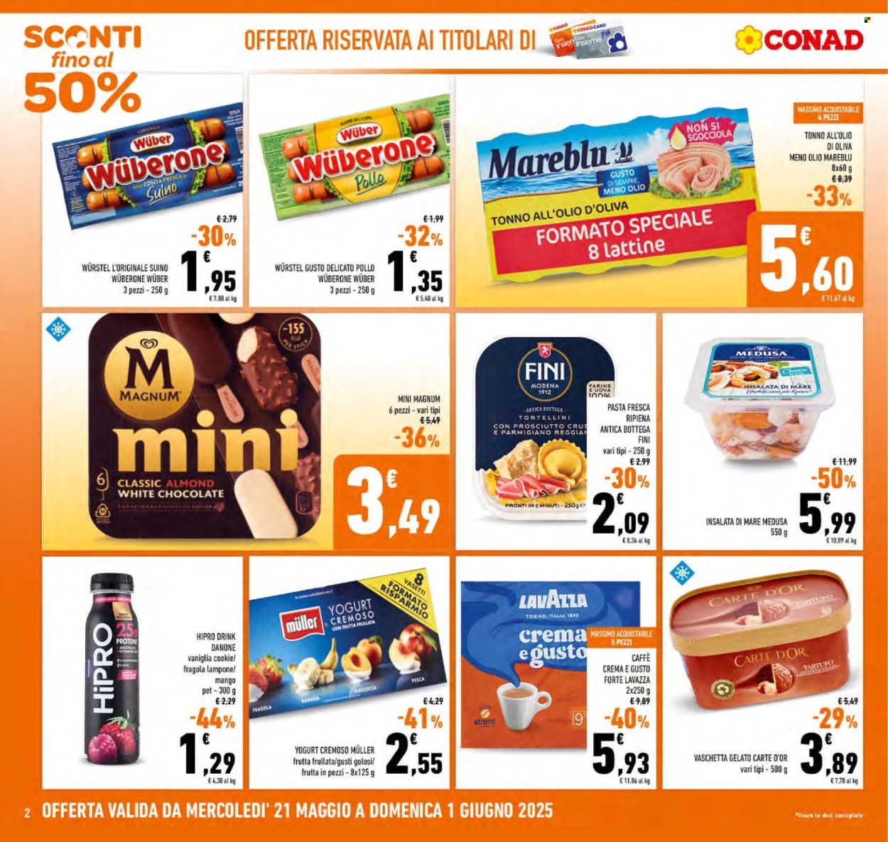 Volantino Conad - 21/5/2025 - 1/6/2025. Pagina 1