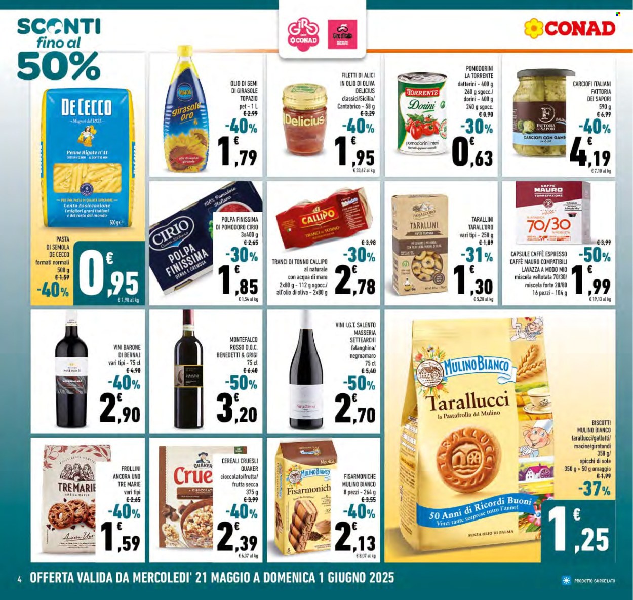 Volantino Conad - 21/5/2025 - 1/6/2025. Pagina 1